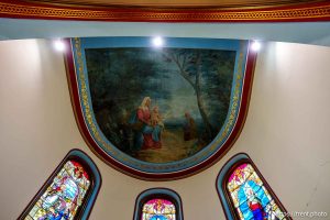 (Trent Nelson  |  The Salt Lake Tribune) The Holy Cross Hospital Chapel in Salt Lake City on Wednesday, May 7, 2025.