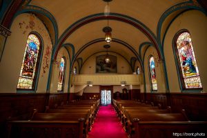 (Trent Nelson  |  The Salt Lake Tribune) The Holy Cross Hospital Chapel in Salt Lake City on Wednesday, May 7, 2025.