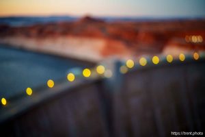 (Trent Nelson  |  The Salt Lake Tribune) Glen Canyon Dam in Page, Ariz., on Monday, May 19, 2025.