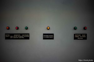 (Trent Nelson  |  The Salt Lake Tribune) A panel at Glen Canyon Dam in Page, Ariz., on Tuesday, May 20, 2025.