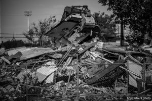 Christian School demo, State Street in Salt Lake City on Thursday, May 29, 2025.
