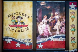 (Trent Nelson  |  The Salt Lake Tribune) Brooker's Founding Flavors Ice Cream in Logan on Monday, June 9, 2025.
