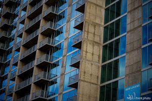(Trent Nelson | The Salt Lake Tribune) A man lays injured on the street as police respond to a reported shooting during a protest march in Salt Lake City, Saturday, June 14, 2025. I took these photos to capture the immediate scene in all directions.
