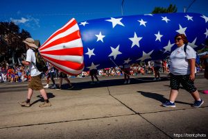 (Trent Nelson  |  The Salt Lake Tribune) The Grand Parade for AmericaÕs Freedom Festival in Provo on Friday, July 4, 2025.