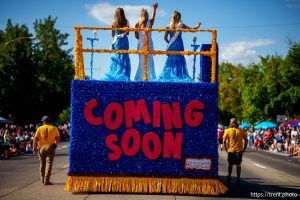 (Trent Nelson  |  The Salt Lake Tribune) Coming Soon, at the Grand Parade for AmericaÕs Freedom Festival in Provo on Friday, July 4, 2025.