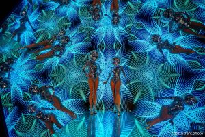 (Trent Nelson  |  The Salt Lake Tribune) Disco Ball models in the Walk in Kaleidoscope at the Museum of Illusions in Salt Lake City on Thursday, July 17, 2025.