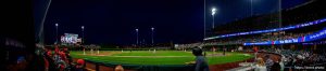 (Trent Nelson  |  The Salt Lake Tribune) Salt Lake Bees vs the Las Vegas Aviators, baseball in South Jordan on Saturday, Aug. 9, 2025.