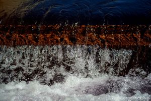 (Trent Nelson  |  The Salt Lake Tribune) Water in the oxygenation process at the Quail Creek Water Treatment Plant in Hurricane on Tuesday September 16, 2025.