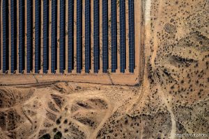(Trent Nelson  |  The Salt Lake Tribune) A solar farm next to the St. George Regional Water Reclamation Facility on Wednesday, Sept. 17, 2025.