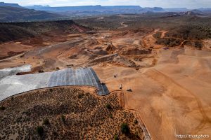 (Trent Nelson  |  The Salt Lake Tribune) Chief Toquer Reservoir under construction on Thursday, Sept. 18, 2025.