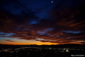 (Trent Nelson  |  The Salt Lake Tribune) Sunrise in St. George on Thursday, Sept. 18, 2025.