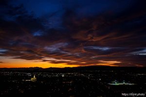 (Trent Nelson  |  The Salt Lake Tribune) Sunrise in St. George on Thursday, Sept. 18, 2025.
