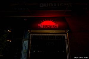 (Trent Nelson  |  The Salt Lake Tribune) The SunTrapp, closed, in Salt Lake City on Friday, Nov. 7, 2025.