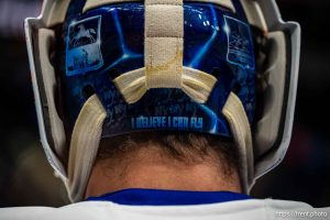(Trent Nelson  |  The Salt Lake Tribune) New York Islanders goaltender Ilya Sorokin (30) as the Utah Mammoth host the New York Islanders, NHL hockey in Salt Lake City on Friday, Nov. 14, 2025.