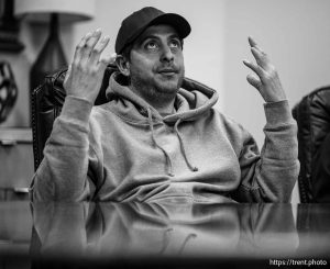 (Trent Nelson  |  The Salt Lake Tribune) Marlon Omar Baca talks about being detained by ICE during an interview in Murray on Wednesday, Dec. 3, 2025.