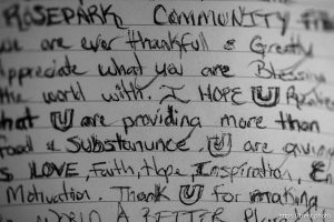 (Trent Nelson  |  The Salt Lake Tribune) A note left at the Rose Park Community Fridge in Salt Lake City on Friday, Dec. 12, 2025.