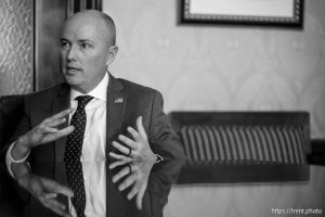 (Trent Nelson  |  The Salt Lake Tribune) Gov. Spencer Cox at the Utah Capitol in Salt Lake City on Tuesday, Jan. 20, 2026.