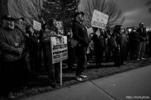 anti-ICE rally, Pioneer Park, Salt Lake City, Thursday January 8, 2026.