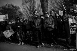 anti-ICE rally, Pioneer Park, Salt Lake City, Thursday January 8, 2026.