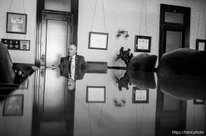 (Trent Nelson  |  The Salt Lake Tribune) Gov. Spencer Cox at the Utah Capitol in Salt Lake City on Tuesday, Jan. 20, 2026.