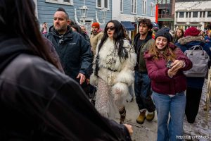 (Trent Nelson  |  The Salt Lake Tribune) A fan takes a selfie with Charli XCX during the Sundance Film Festival on Main Street in Park City on Friday, Jan. 23, 2026.