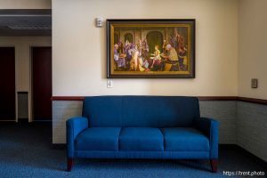 foyer at LDS meetinghouse in Lehi on Saturday, Jan. 24, 2026.