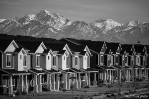 (Trent Nelson  |  The Salt Lake Tribune) Recently contstructed housing in Magna on Tuesday, Jan. 27, 2026.