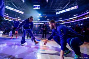 (Trent Nelson  |  The Salt Lake Tribune) Utah Jazz guard Keyonte George as the Utah Jazz host the Golden State Warriors, NBA basketball in Salt Lake City on Wednesday, Jan. 28, 2026.
