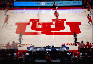 (Trent Nelson  |  The Salt Lake Tribune) Utah hosts Arizona, NCAA basketball in Salt Lake City on Saturday, Feb. 28, 2026.