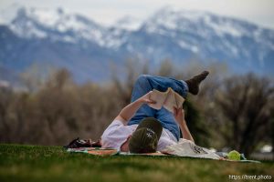 (Trent Nelson  |  The Salt Lake Tribune) People enjoyed warm spring weather in Sugar House Park in Salt Lake City on Saturday, March 21, 2026.