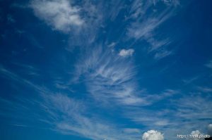 clouds in Magna on Monday, April 13, 2026.